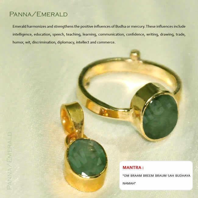 Emerald (Panna) 5 1/4 Ratti Ring
