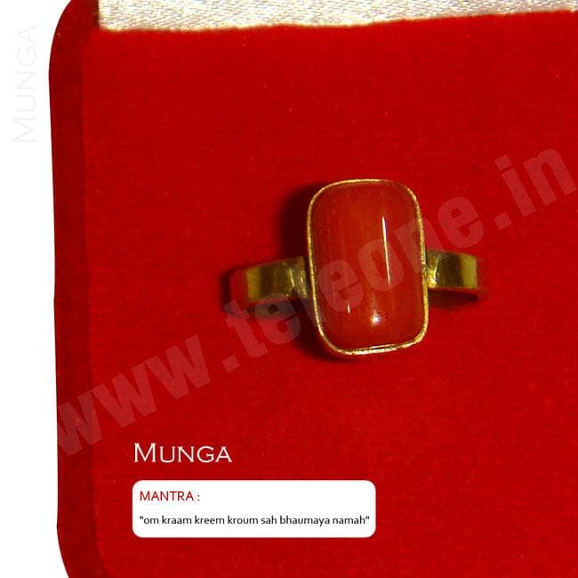 Coral (Munga) 5 1/4 Ratti Ring