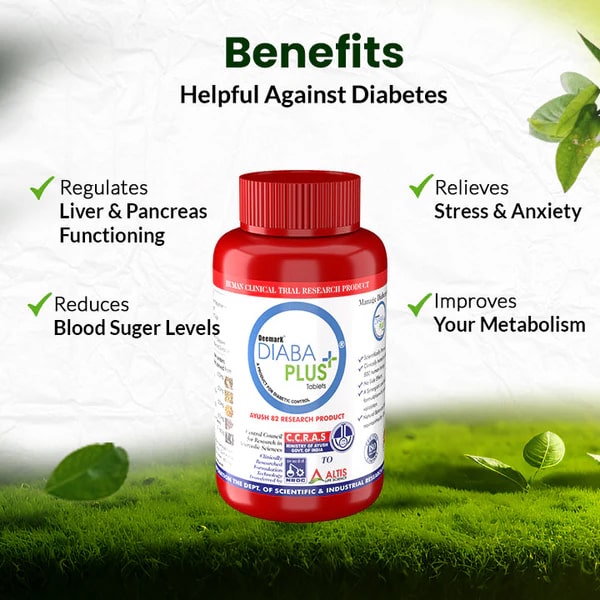 Diaba Plus Ayurvedic Tablets for Sugar Control