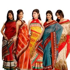 Five Matka Silk Saree Combo