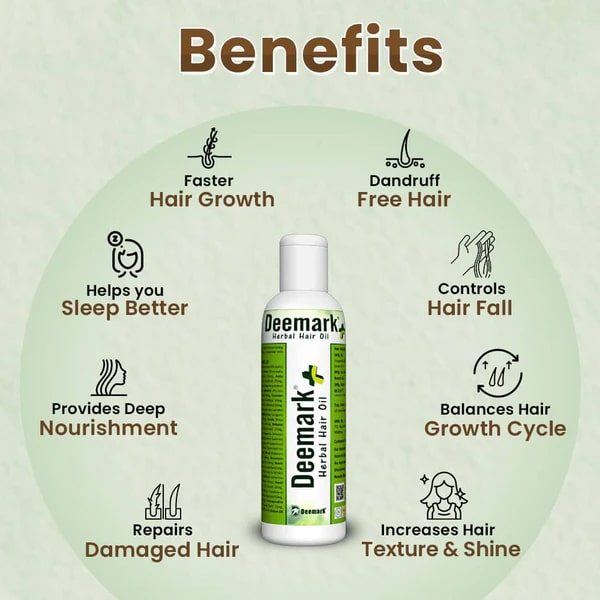 Herbal Hair Oil Plus for Healthy & Shiny Hair