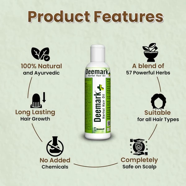 Herbal Hair Oil Plus for Healthy & Shiny Hair