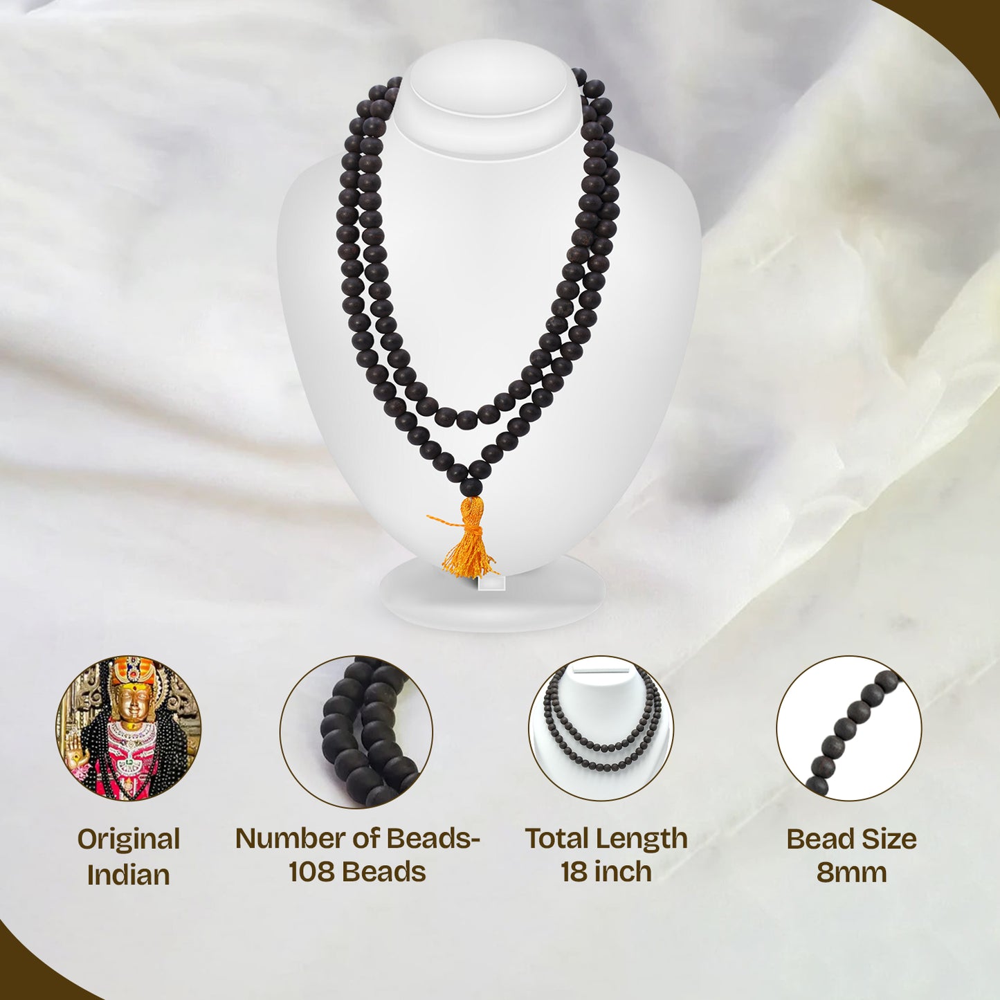 Karungali Mala Attracts positivity, peace and balance your mind (Buy 1 Get 1 Free)
