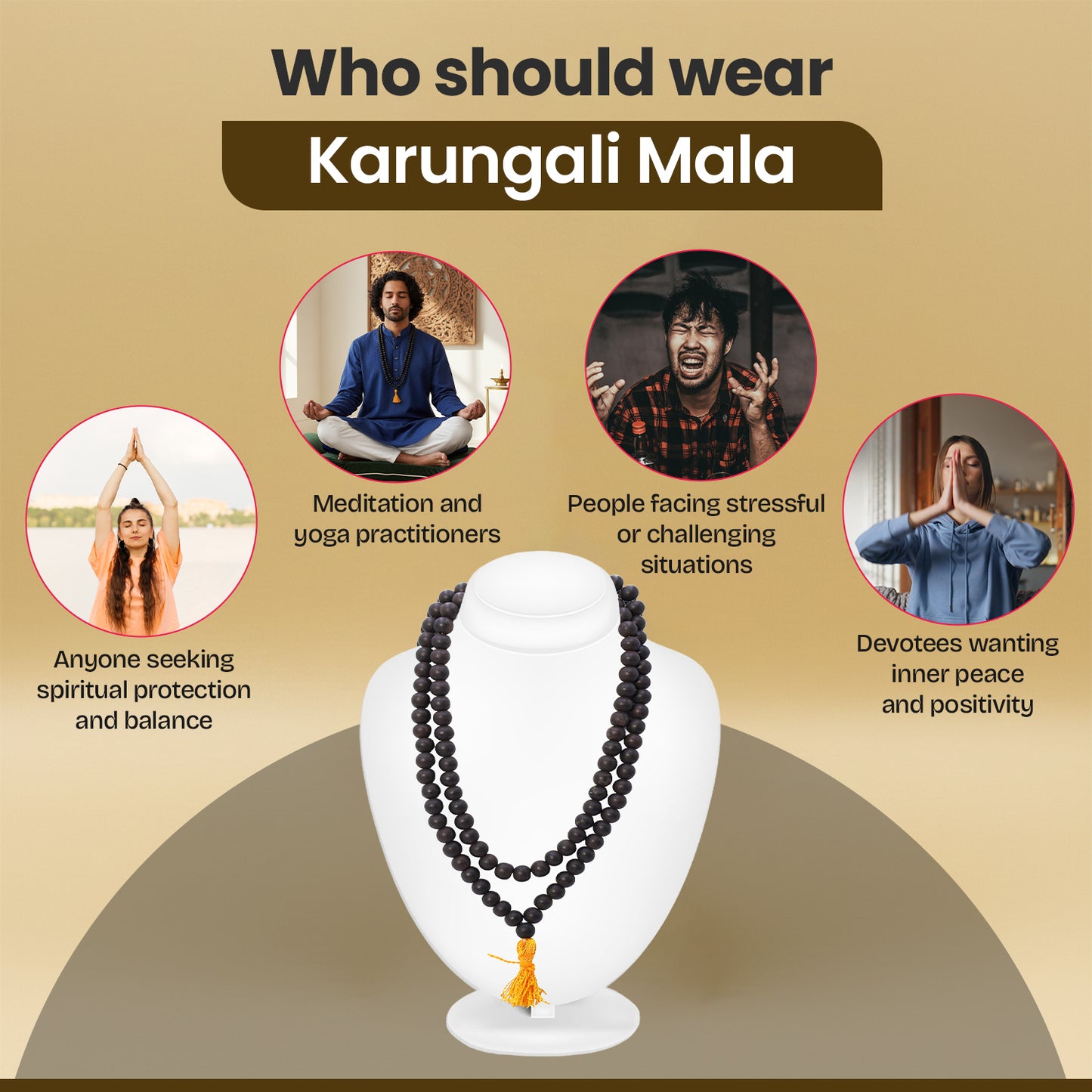 Karungali Mala Attracts positivity, peace and balance your mind (Buy 1 Get 1 Free)