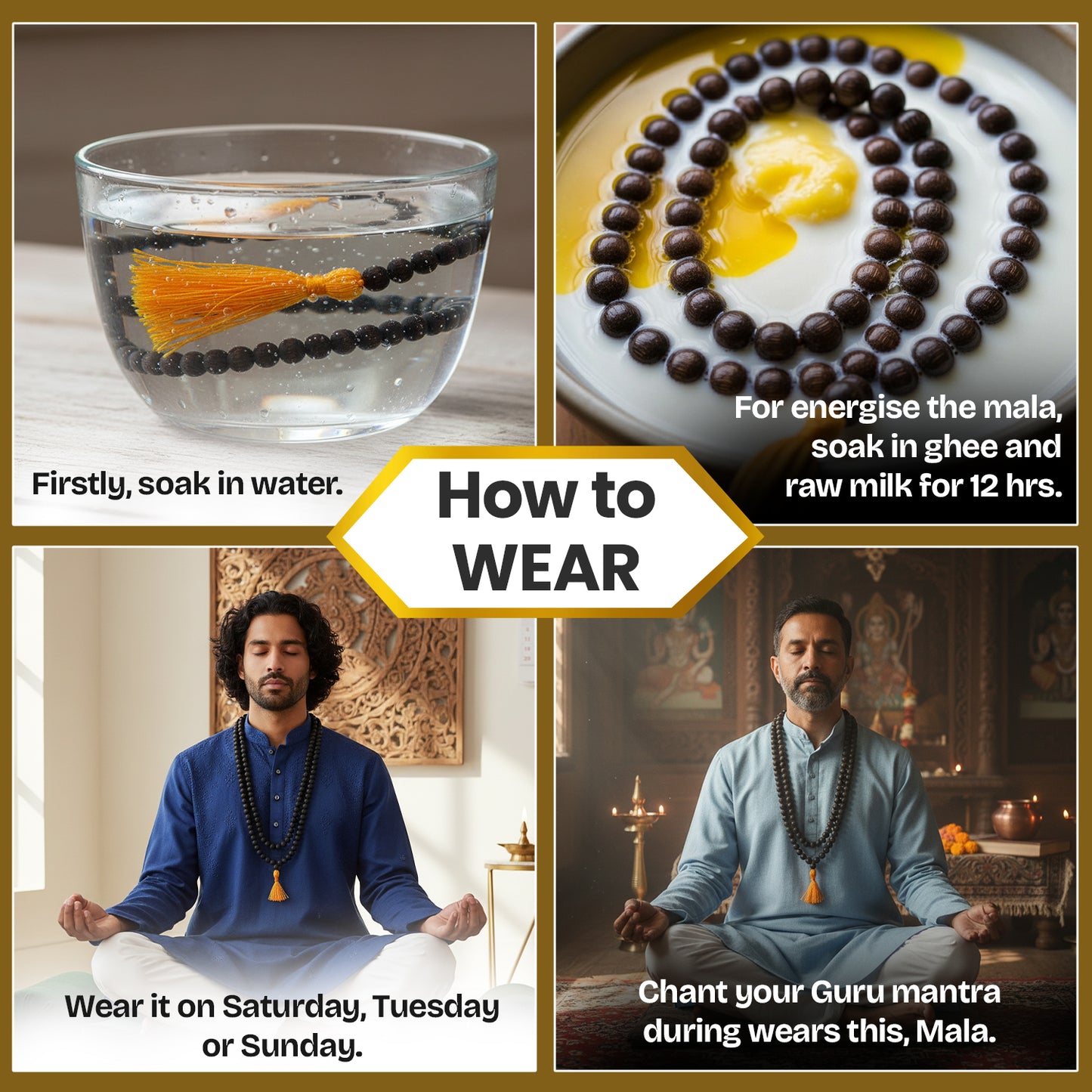 Karungali Mala Attracts positivity, peace and balance your mind (Buy 1 Get 1 Free)