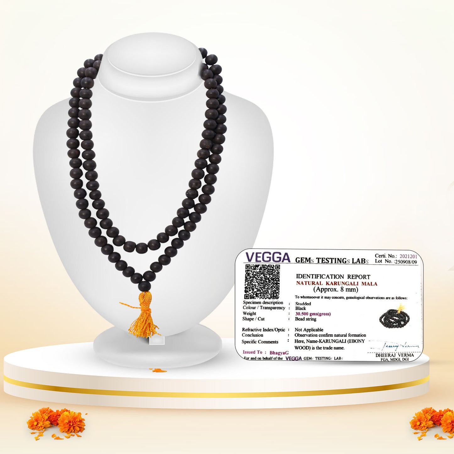 Karungali Mala Attracts positivity, peace and balance your mind (Buy 1 Get 1 Free)