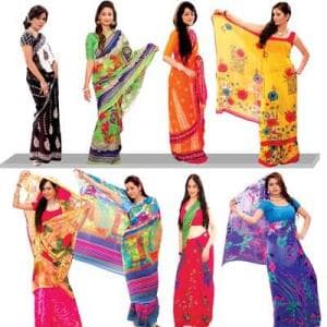 Manbhawan Eight Saree Combo