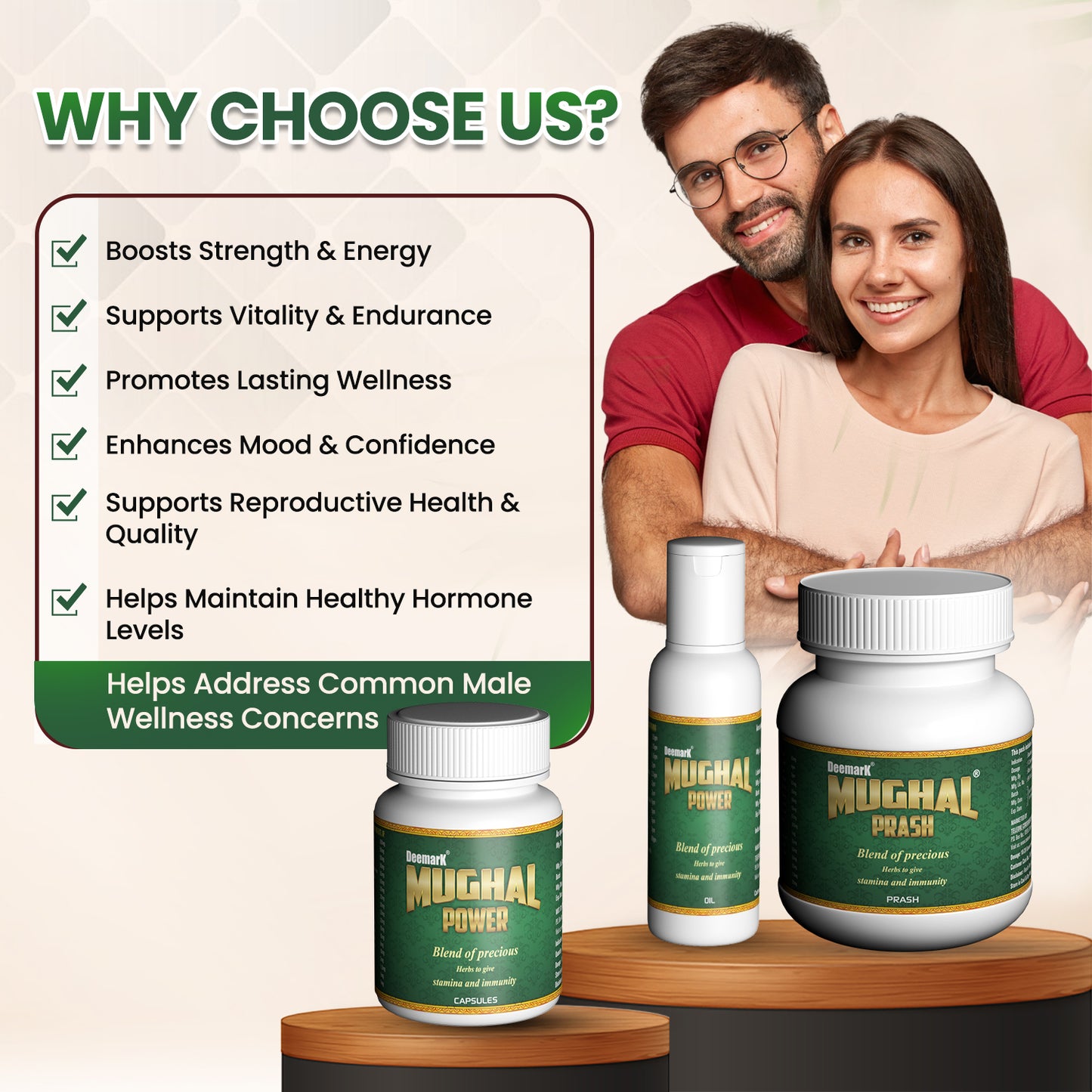 Mughal Prash, Oil and Capsules
