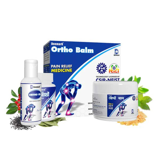 Ortho Balm, Oil & Tablets -Ayurvedic Pain Relief Kit