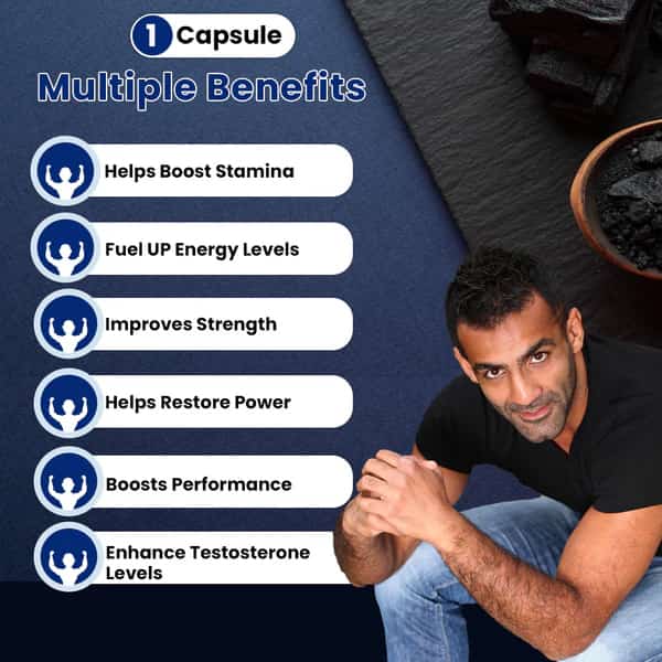 Shilajit Capsules to Boost Strength & Performance