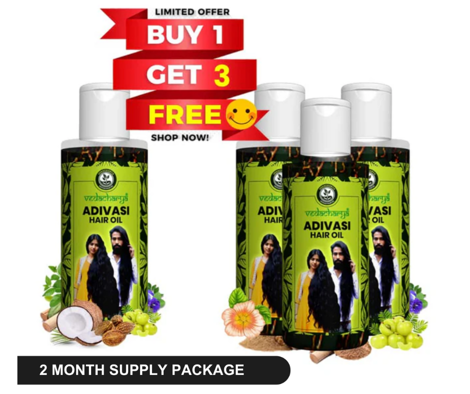 Vedacharya Adivasi Hair Oil For Hair Fall and Hair Growth All