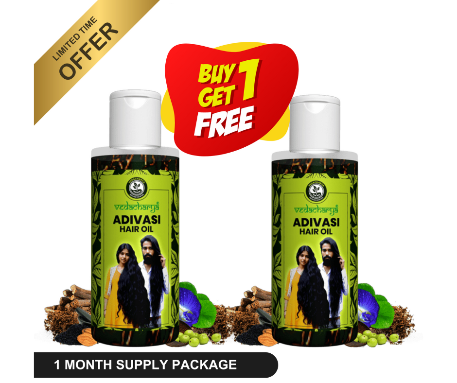 Vedacharya Adivasi Hair Oil For Hair Fall and Hair Growth All