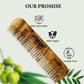 Neem Comb - Oil Treated Kacchi Neem Wooden Comb - Wide Tooth